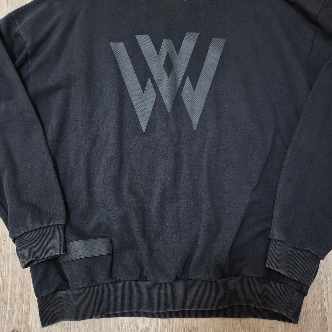 라이프워크 빅나염로고 코튼 오버핏 맨투맨 M(95) 상품이미지3