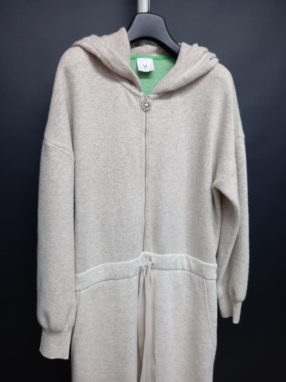 오즈세컨 추동 백 자카드 니트 맥시원피스 44.55 상품이미지3