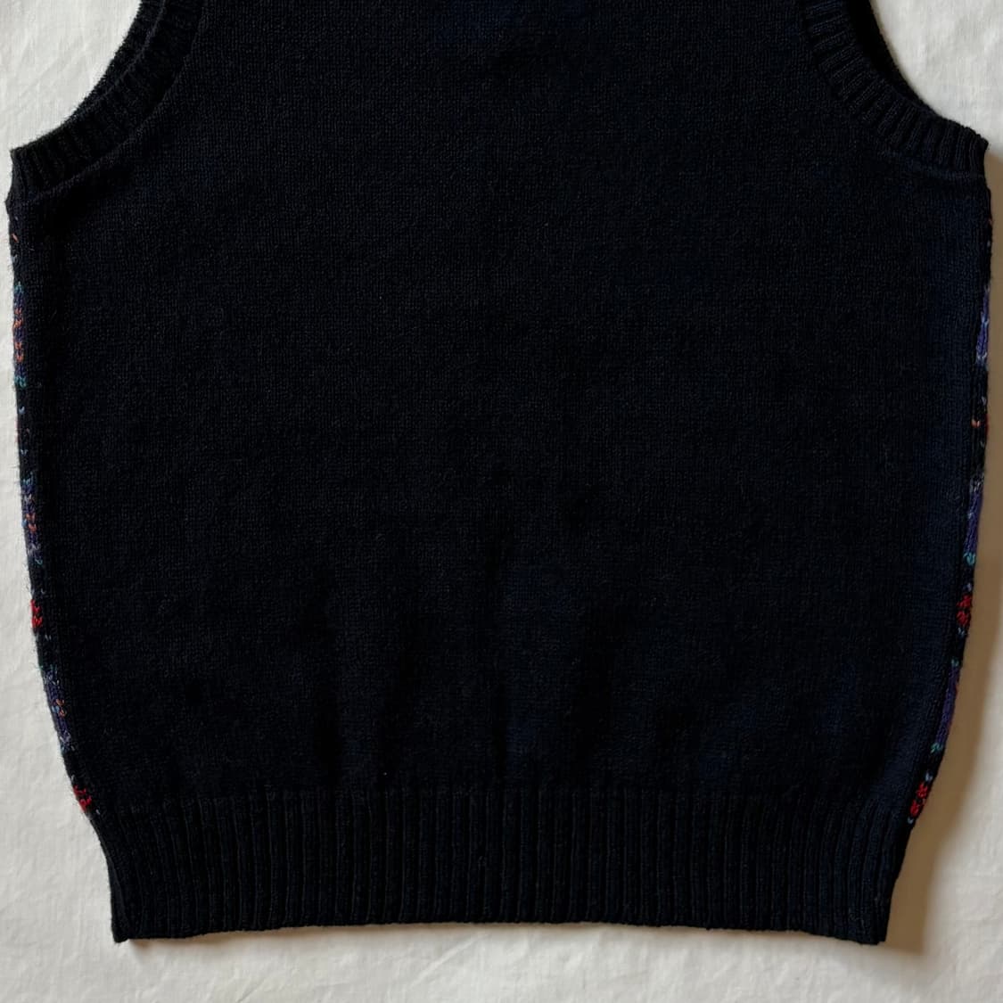 70s USA 펜들턴 페어아일 울 니트 베스트( L / 102) 상품이미지8