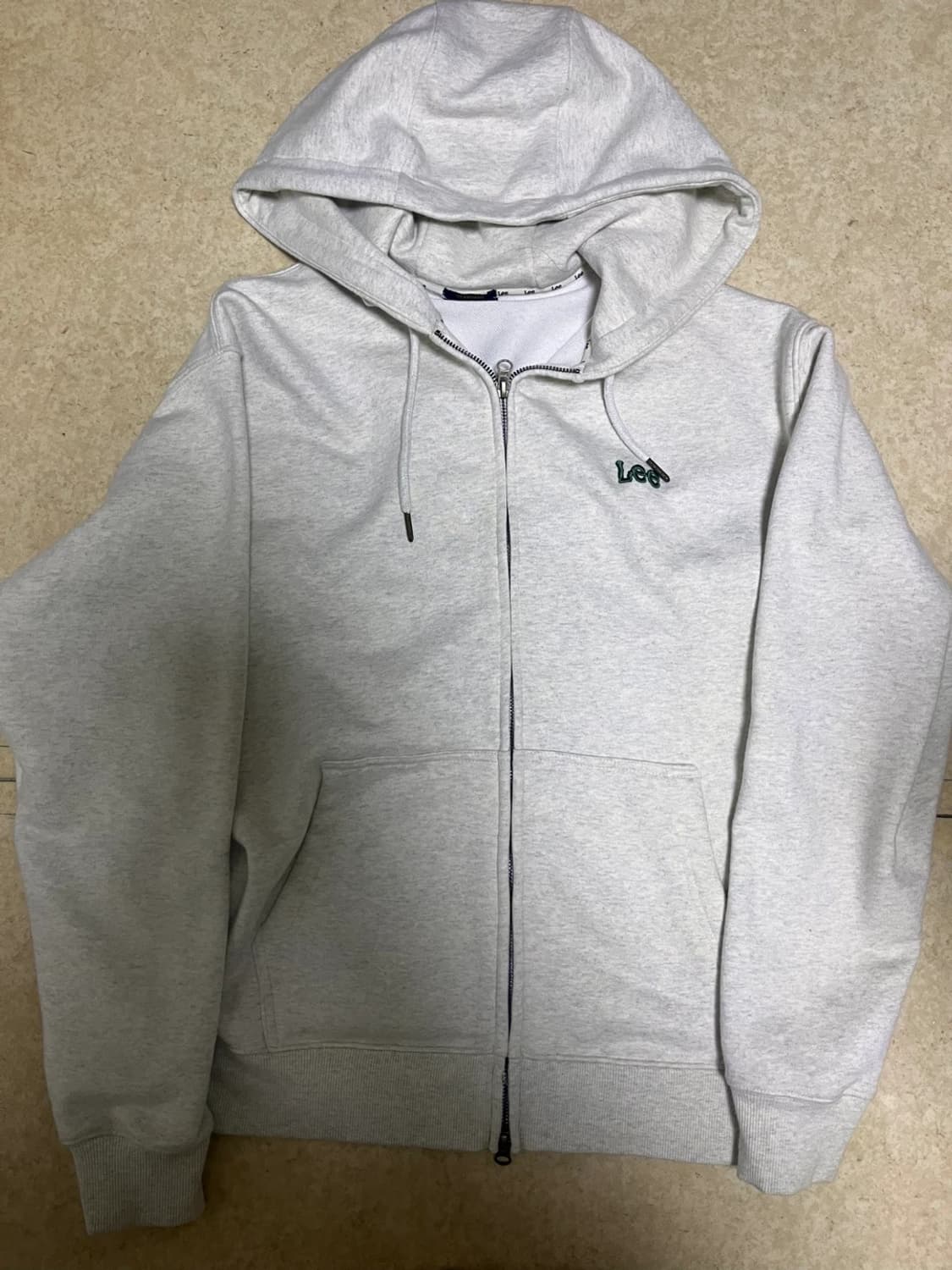 lee 후드집업 아이보리 상품이미지1