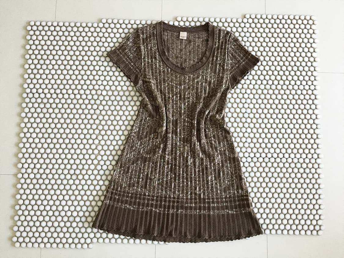 axes femme) floral knit dress 상품이미지1
