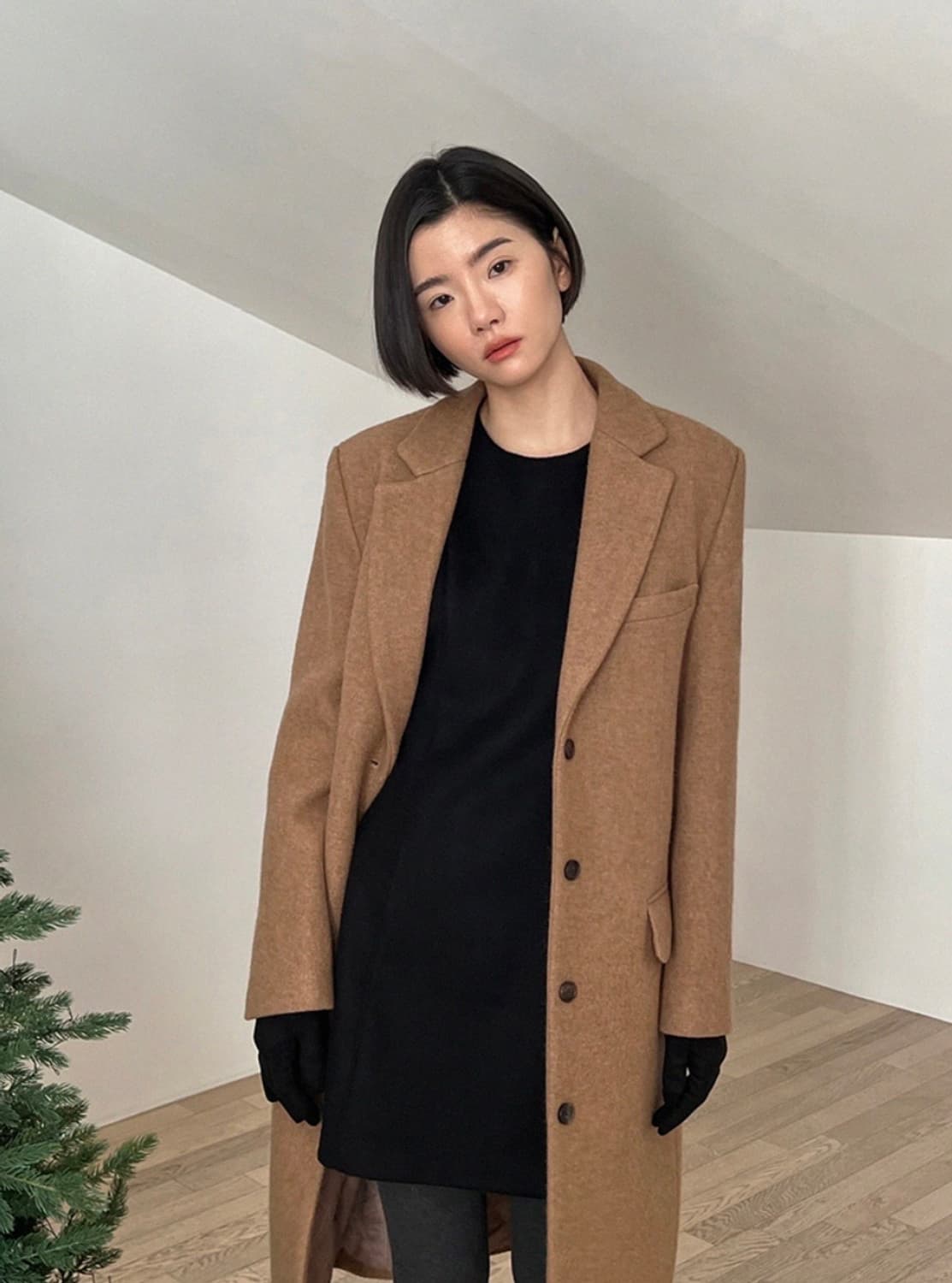 가내스라 카멜 롱코트 S 상품이미지2