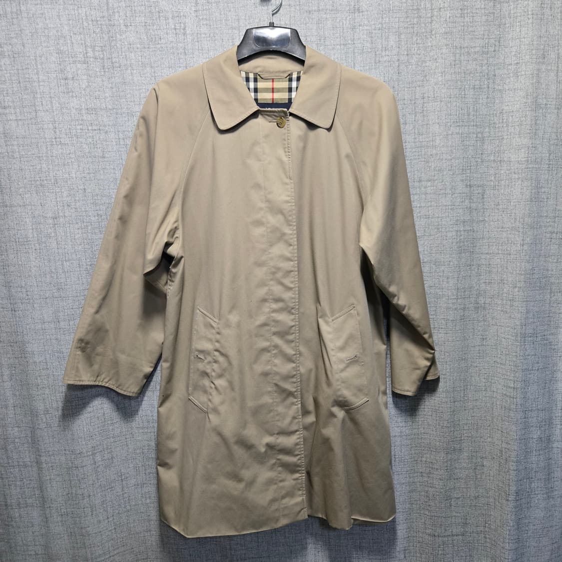 버버리런던 베이지 코튼 트렌치코트 상품이미지1