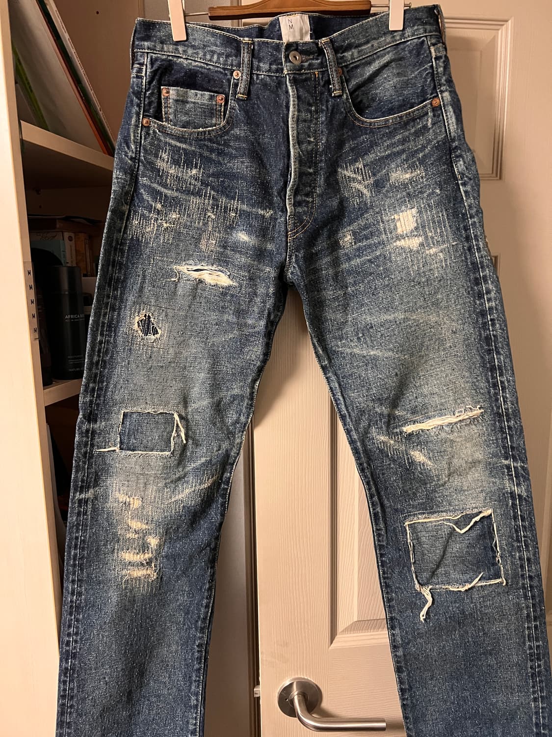 준야 와타나베X뉴메뉴얼 데님 팬츠 S 상품이미지2