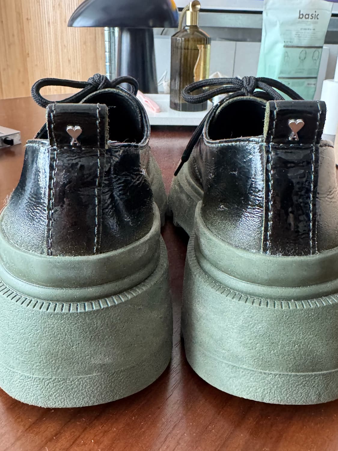 [정품/IT 44] 아미 파리스(Ami Paris) 럭 솔 더비 슈즈 ( 상품이미지9