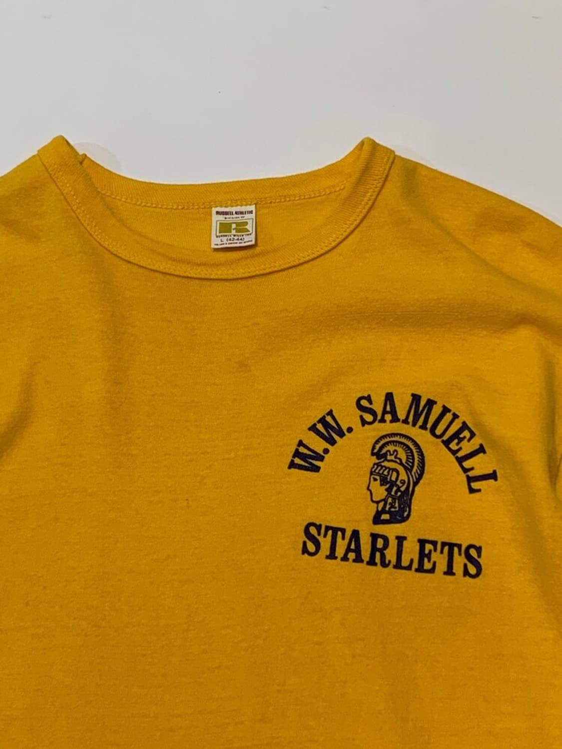 70s 러셀 애슬레틱 티셔츠 W.W.SAMUELL STARLET 상품이미지2