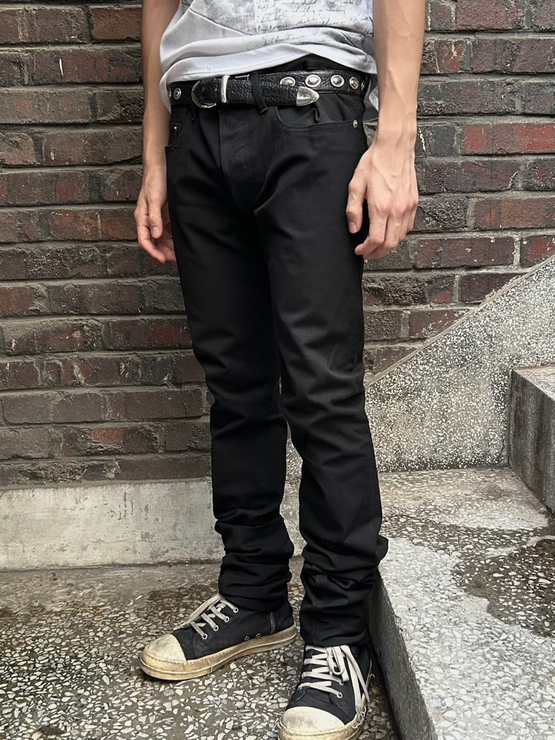 *rare* Dior MIJ 슈퍼슬랜더 에디슬리먼 스키니 블랙 데님팬츠 상품이미지1