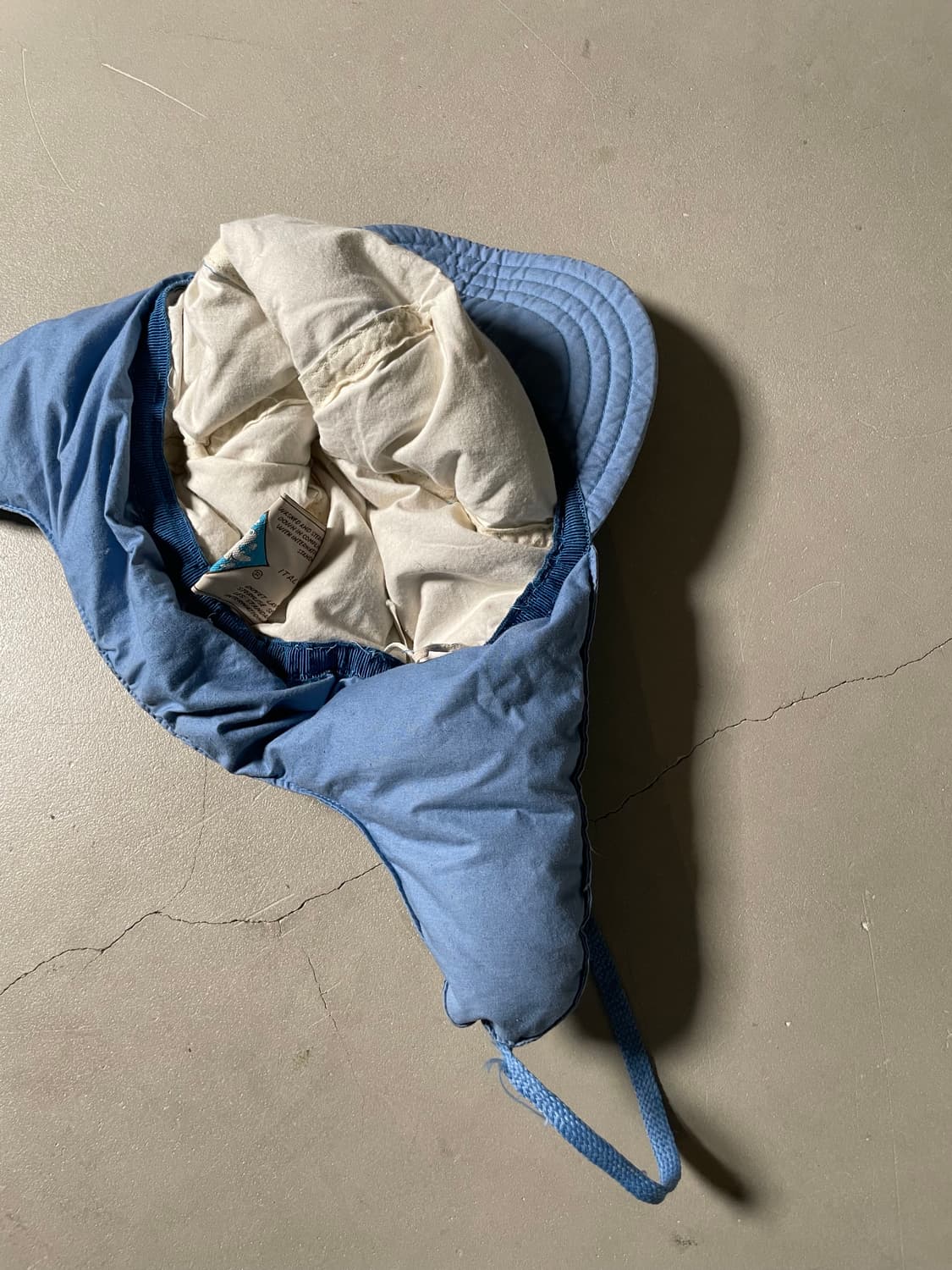 90‘s italy Vintage Down Trapper Hat 상품이미지5