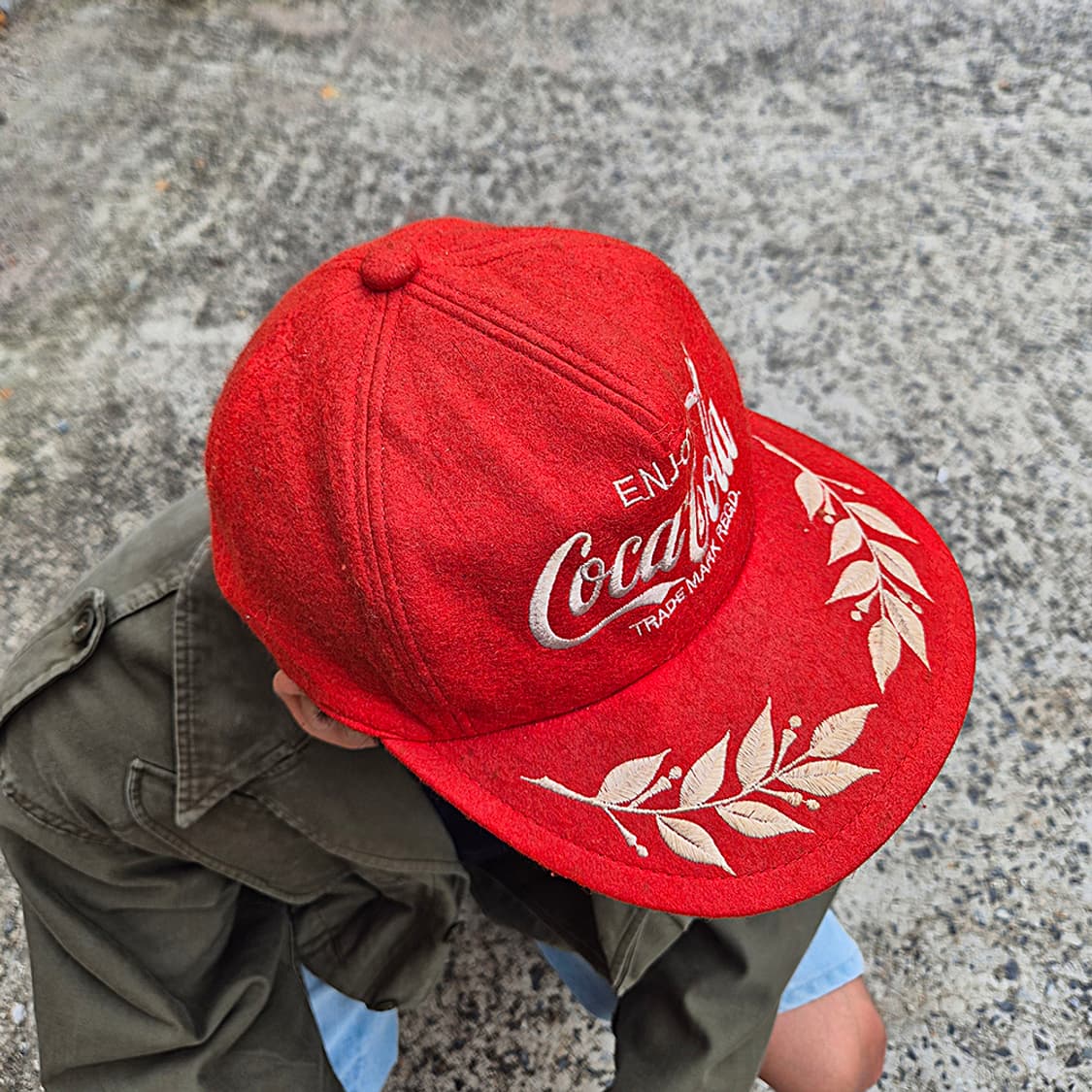 80's 빈티지 자수 코카콜라 모자 coca cola 상품이미지3