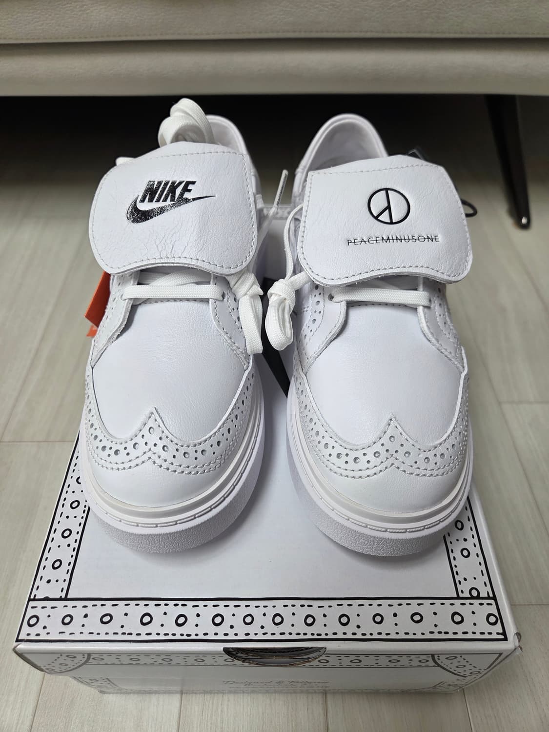 나이키 x 피스마이너스원 퀀도1 화이트 [230, 새상품] 상품이미지2