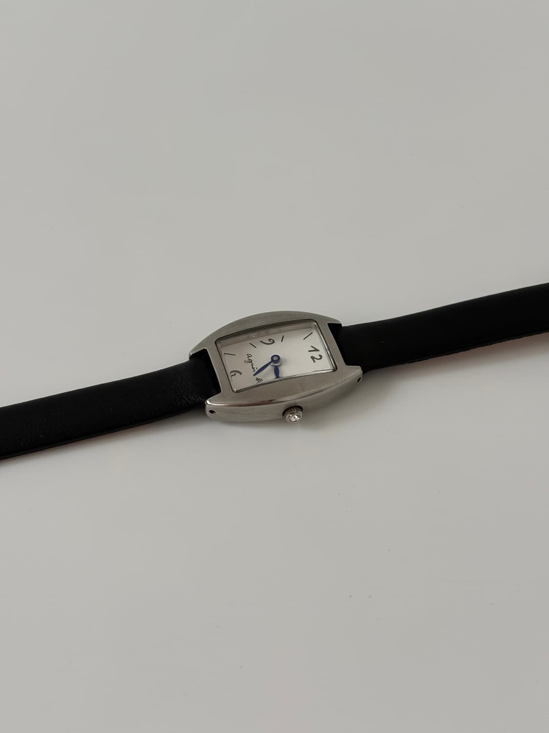 Agnès b. 쿠션 실버 탱크 쿼츠 여성 상품이미지5