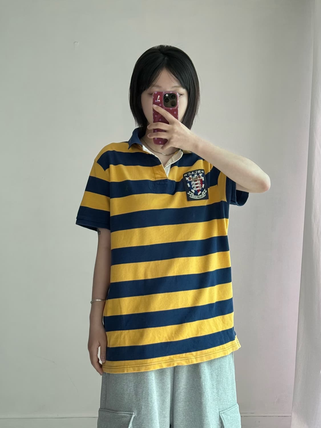 폴로 스트라이프 plac 피케이 티셔츠 상품이미지4