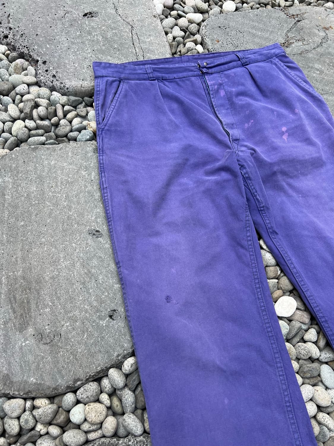 (36인치)OLD VINTAGE FADED PURPLE 프렌치워크팬츠 상품이미지5