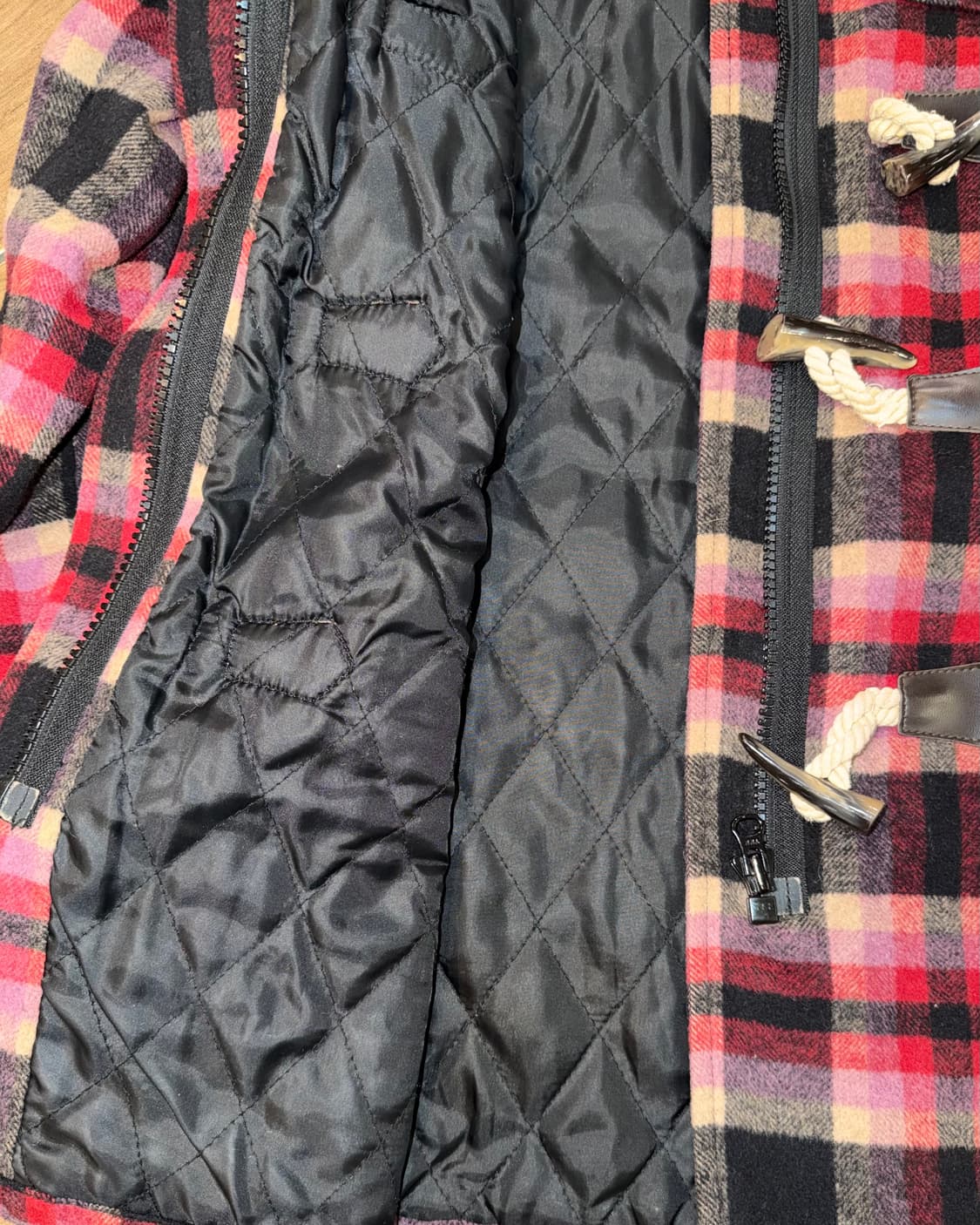 🍎레드 체크 더플 코디 🍎 상품이미지7