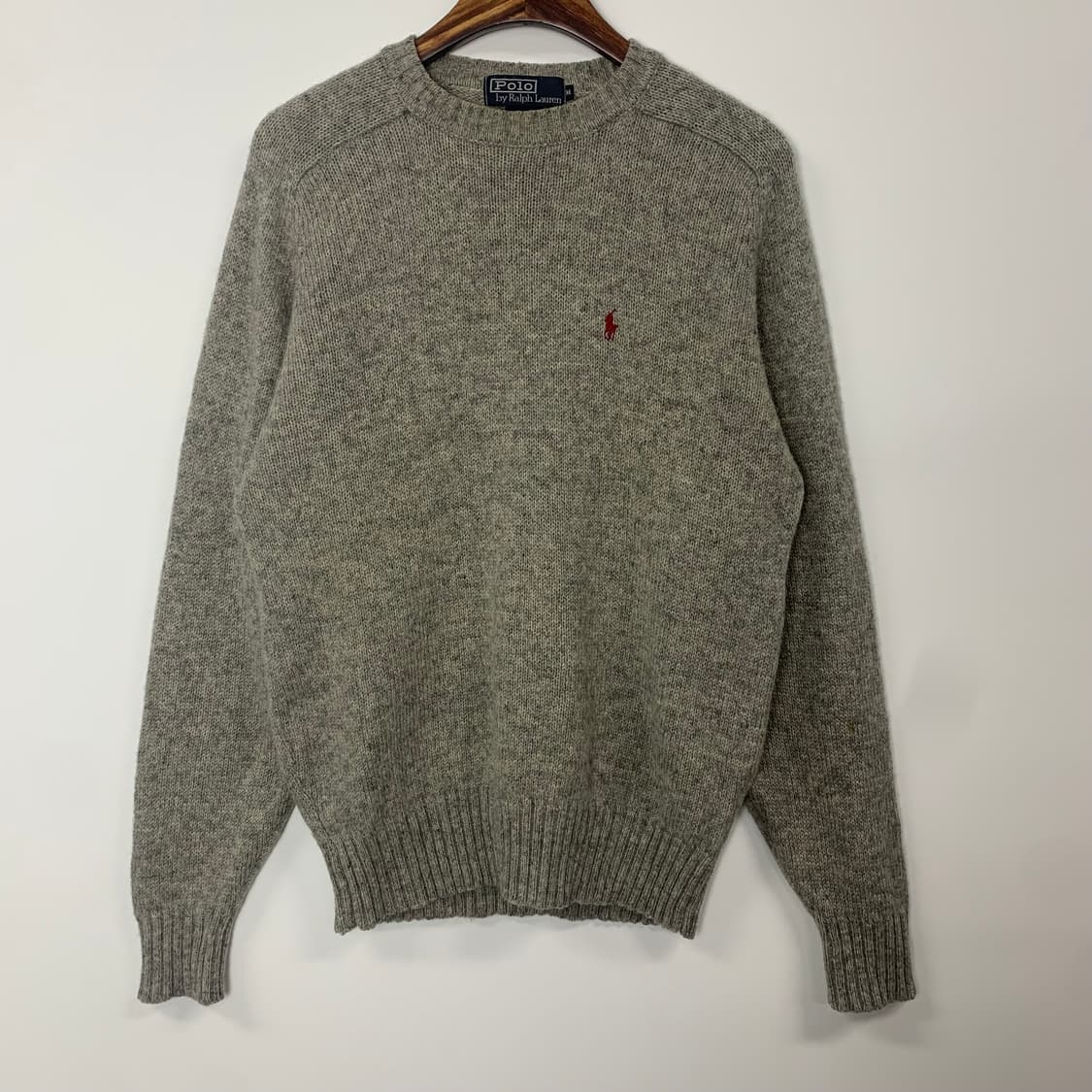 폴로 랄프로렌 그레이 라운드 니트 상품이미지2