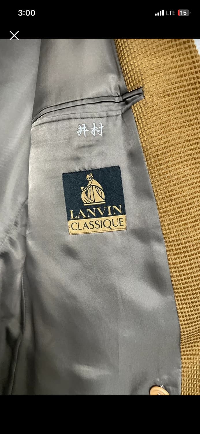 [LANVIN CLASSIQUE] Double-Breasted Cordu 상품이미지7