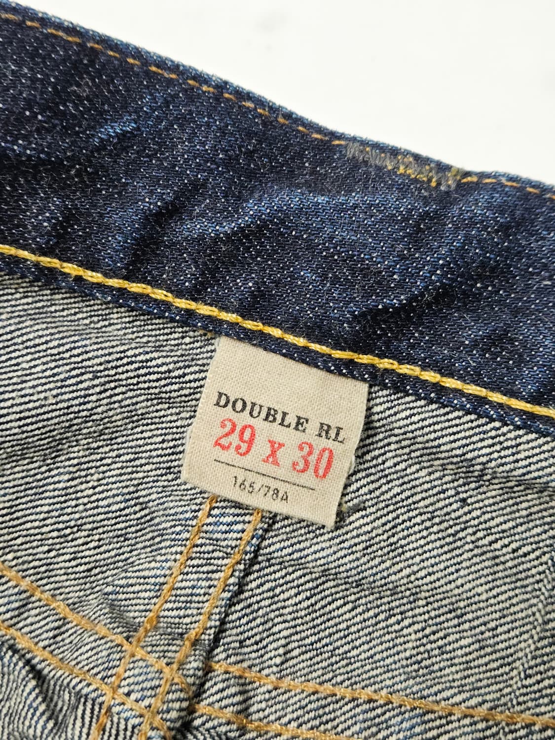 RRL 슬림핏 재팬 셀비지 미제 청바지 데님 29x30 상품이미지7