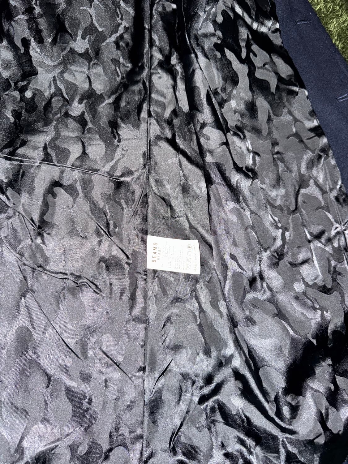 [M] BEAMS HEART 빔즈 하트 쓰리버튼 하프 코트 블레이저 상품이미지6