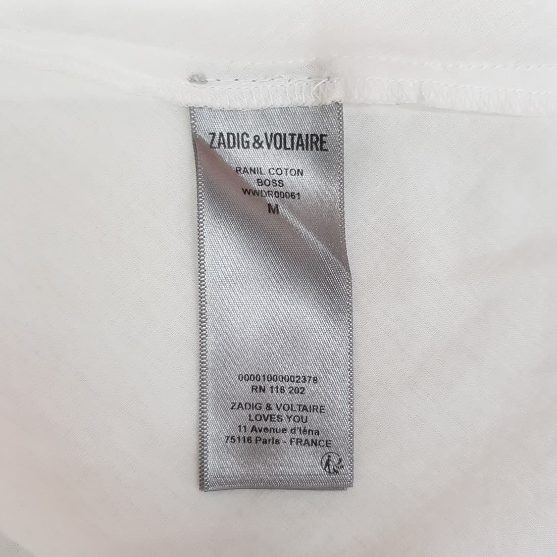 쟈딕앤볼테르 프린팅 코튼 원피스 M사이즈 상품이미지8