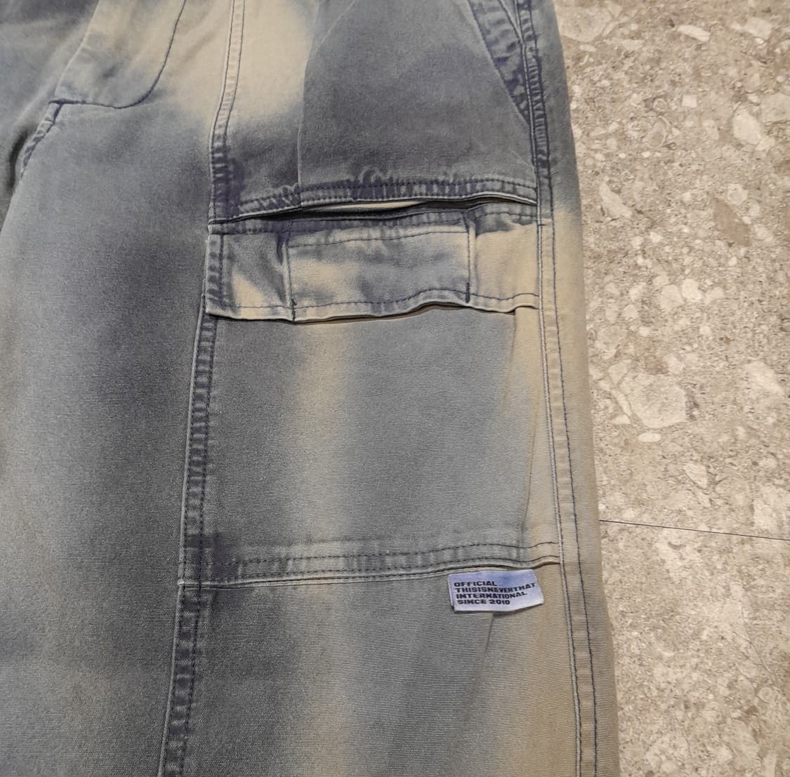 💥디스이즈네버댓 빈티지 워싱 퍼티그 팬츠 (M) 상품이미지5