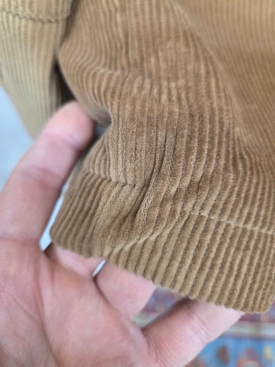 수아레 코듀로이 미니멀 자켓 m 카라멜 상품이미지7