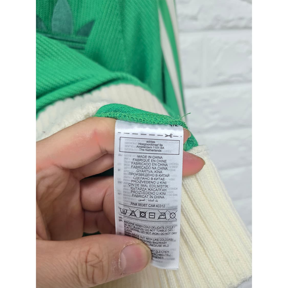 택포) 아디다스 70s 블루종 니트 져지 XL 상품이미지3