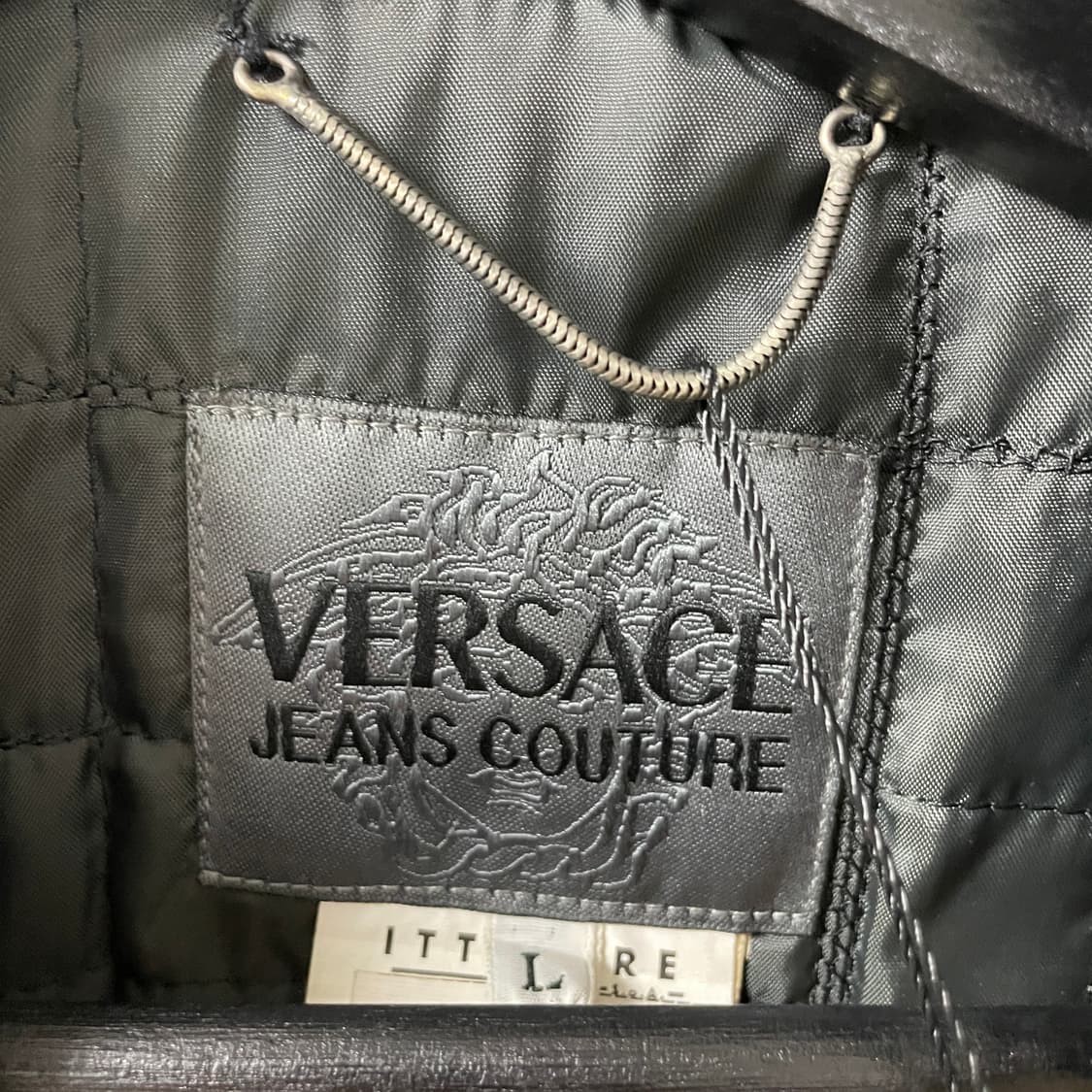 베르사체 블랙 코트 L 상품이미지7