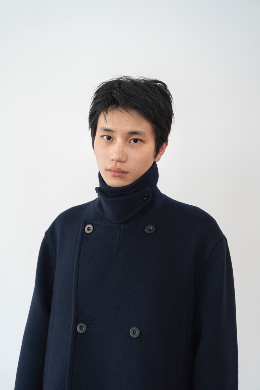 ham 함 피코트 네이비 2 상품이미지1