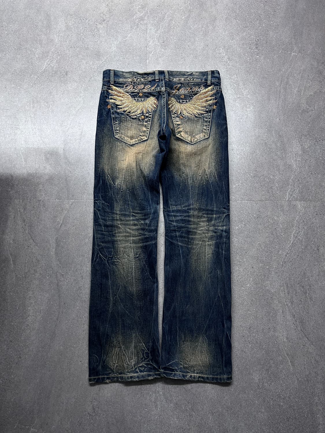 페더 3d 스티치 하드 워싱 데님 상품이미지2