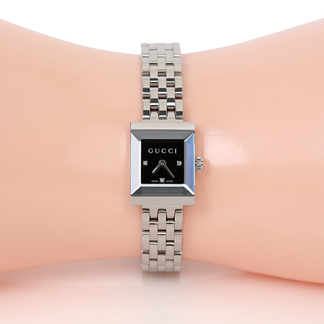 구찌 미니시계 128.5 스틸 워치 팔찌 브레이슬릿 YA128507 상품이미지9