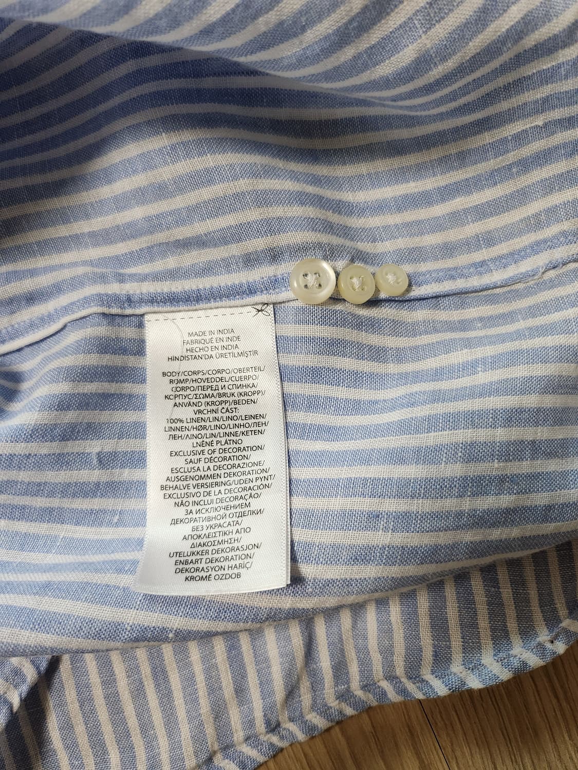 플리츠플리즈 린넨긴팔셔츠 (M 상품이미지6