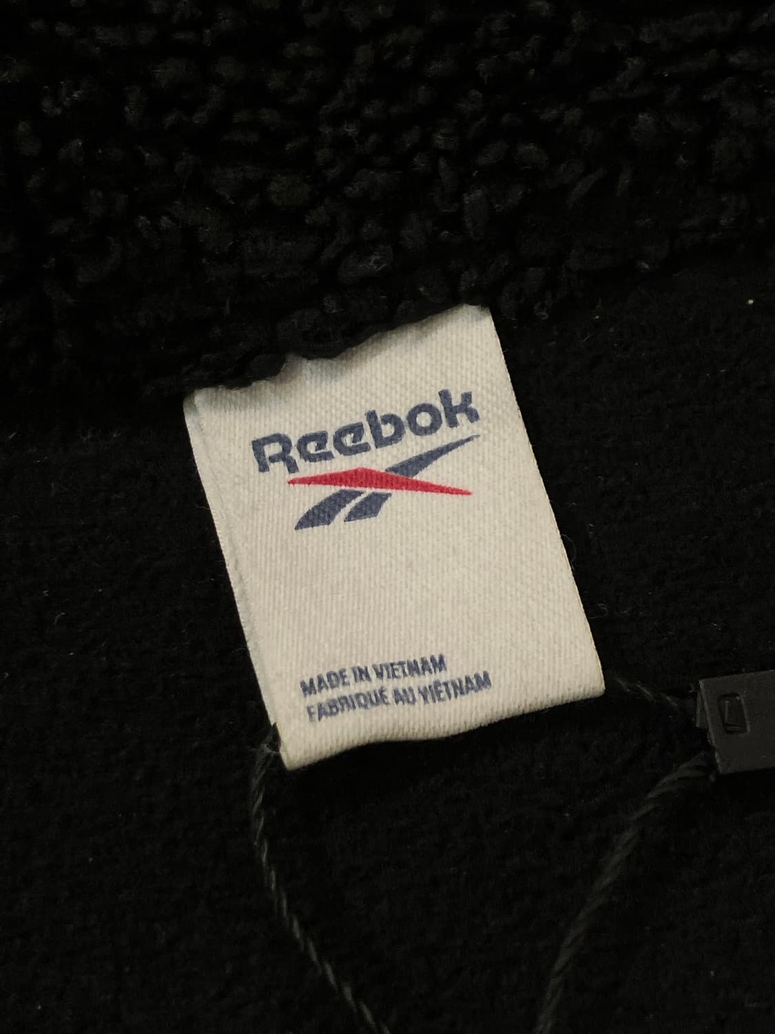 리복 플리스 블랙 M #csz2420 상품이미지5