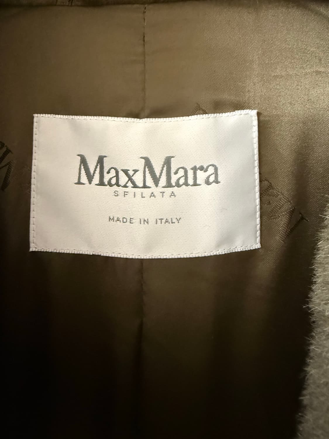 막스마라 테디베어 코트 스몰 카키 상품이미지4