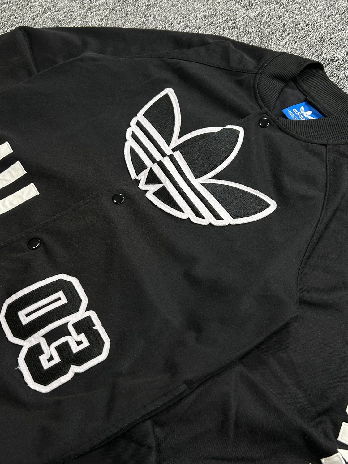 아디다스 오리지날 빅로고 블루종 져지 M  상품이미지4