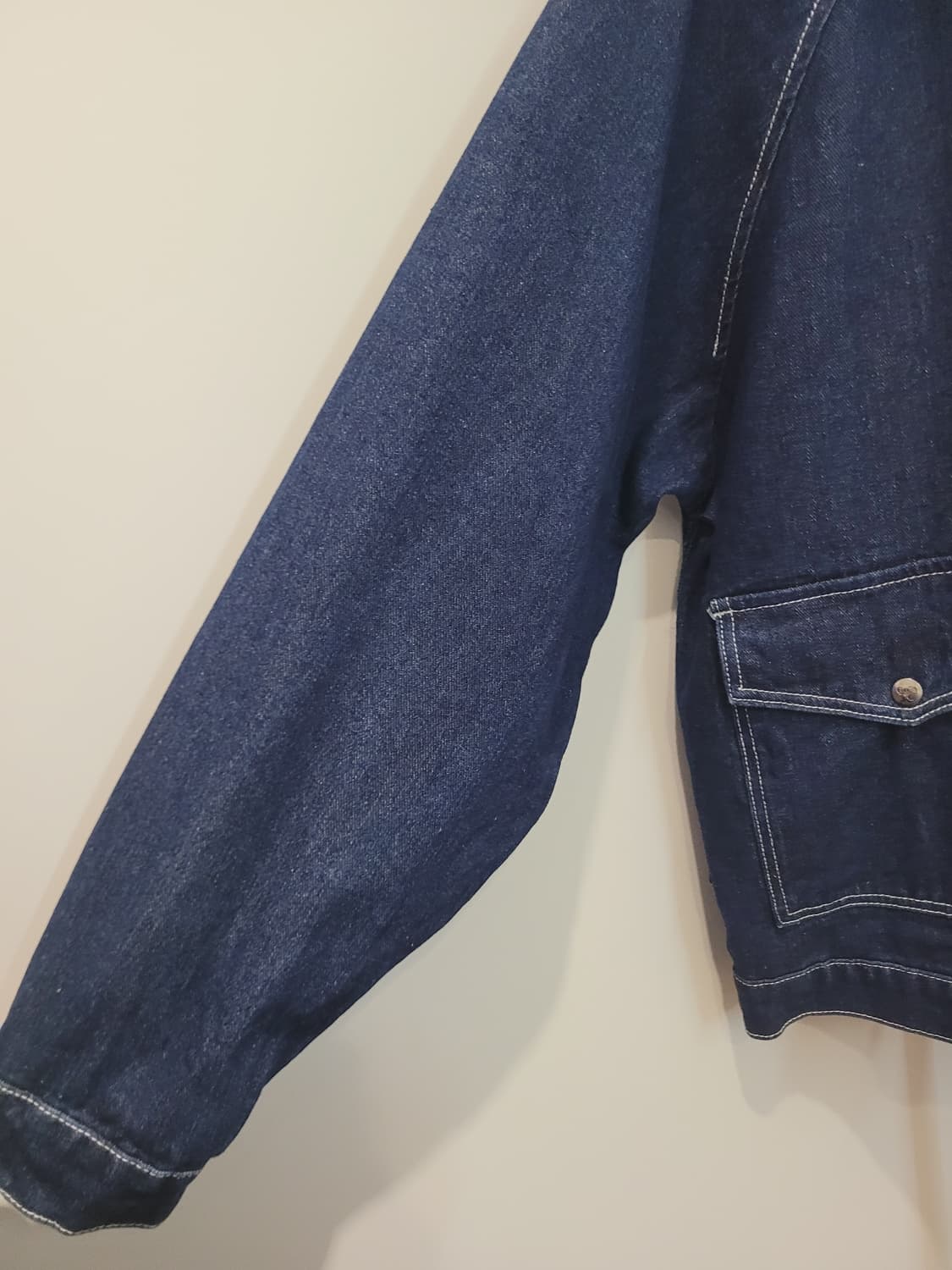 골라 진청 데님 블루종 트러커 자켓 오버핏 M사이즈 상품이미지6