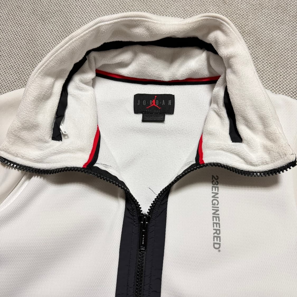 조던 엔지니어드 화이트 기모 자켓 상품이미지3