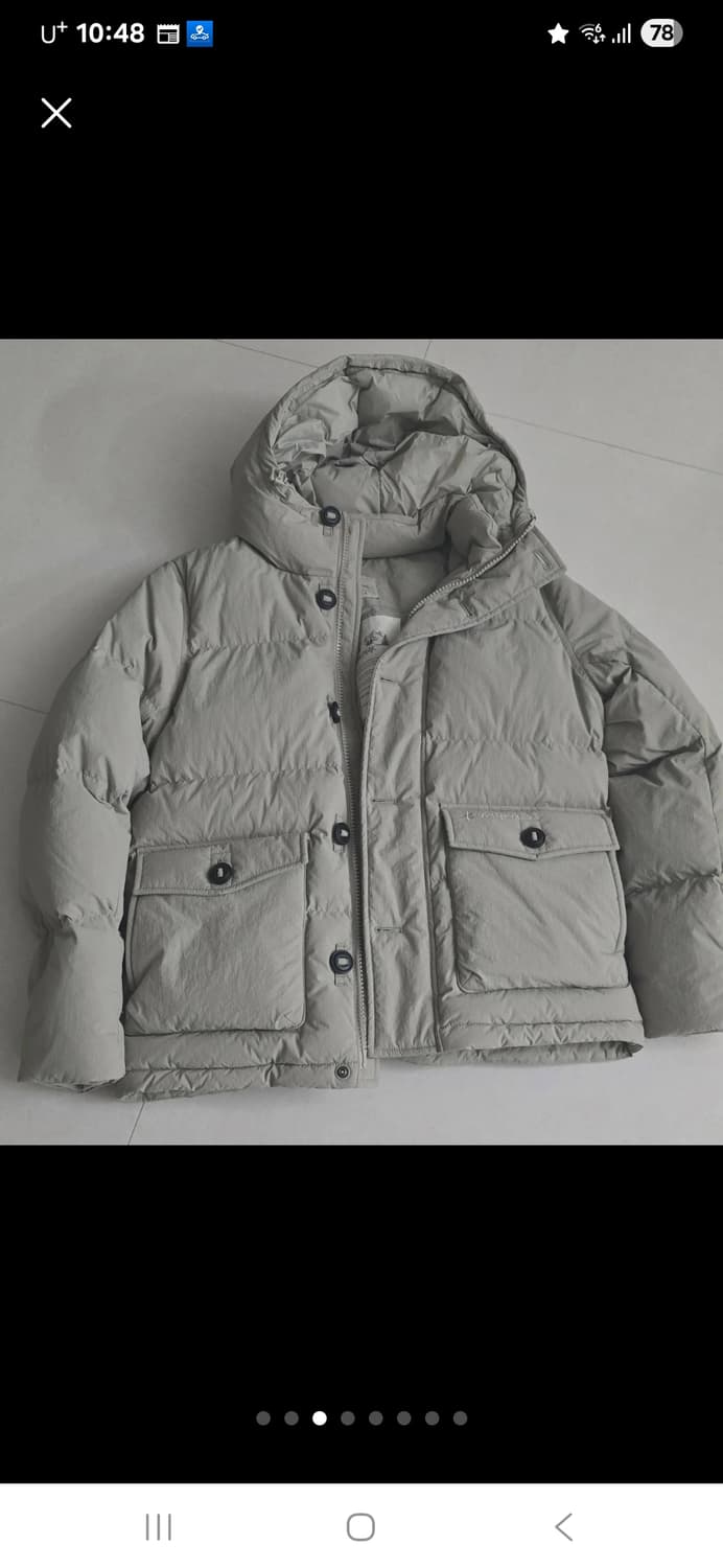 스노우피크 컴퍼트오리털 남자패딩 90~95사이 (샌드베이지)구입가50만원 상품이미지3