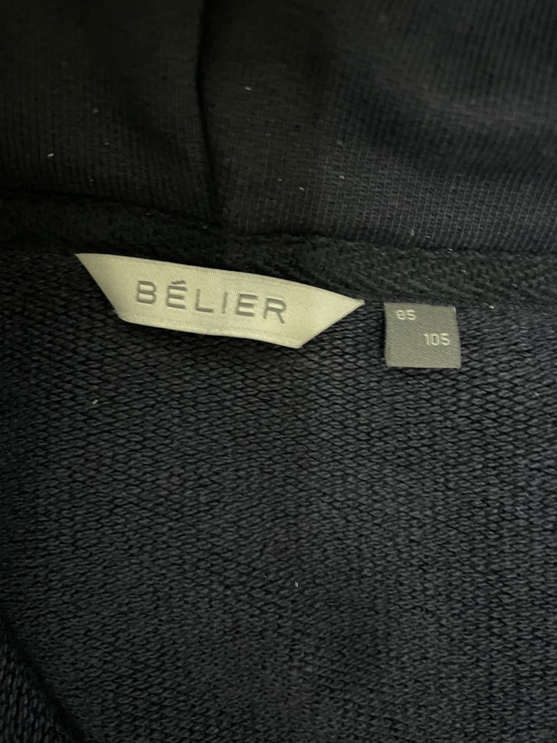 벨리에 유틸리티 후디 집업 - 네이비 상품이미지5