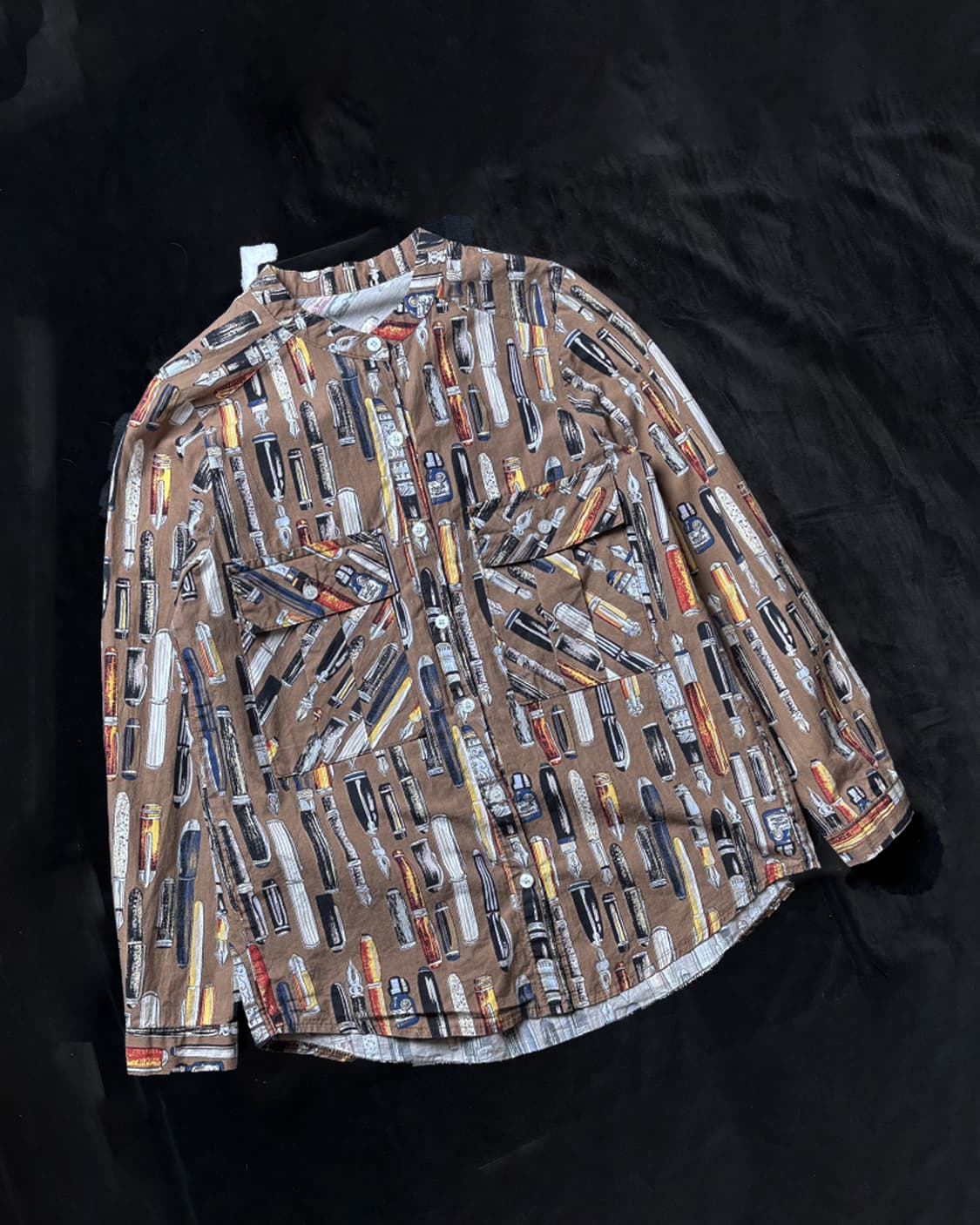 일본빈티지 그래픽 패턴 셔츠 상품이미지1