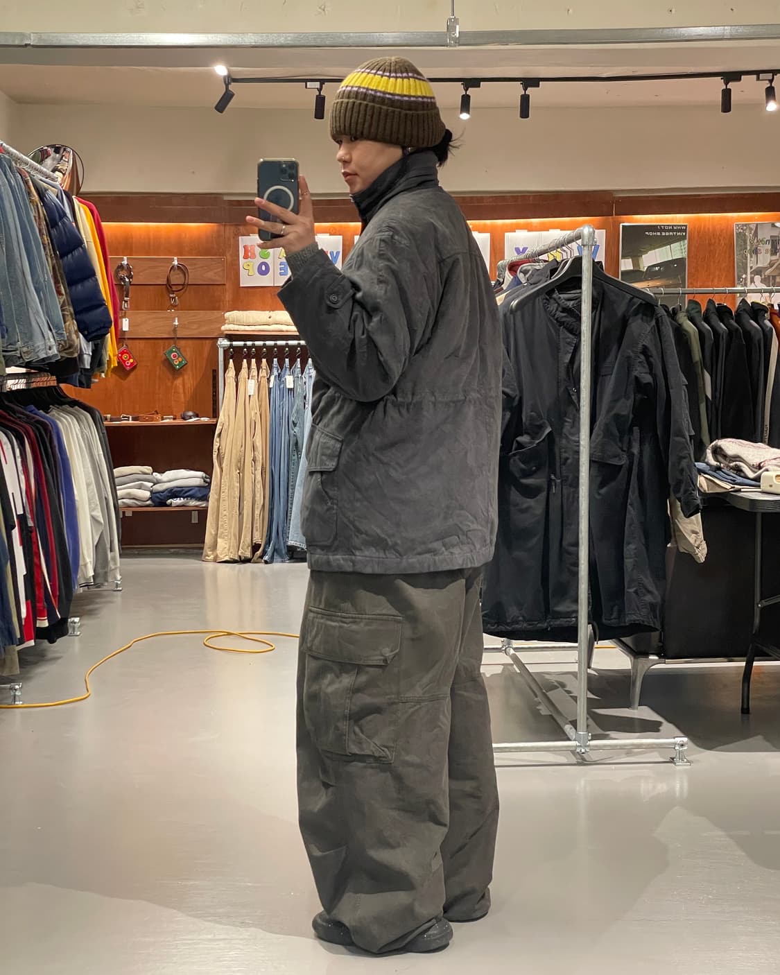 빈티지 사파리 헌팅 자켓 상품이미지2