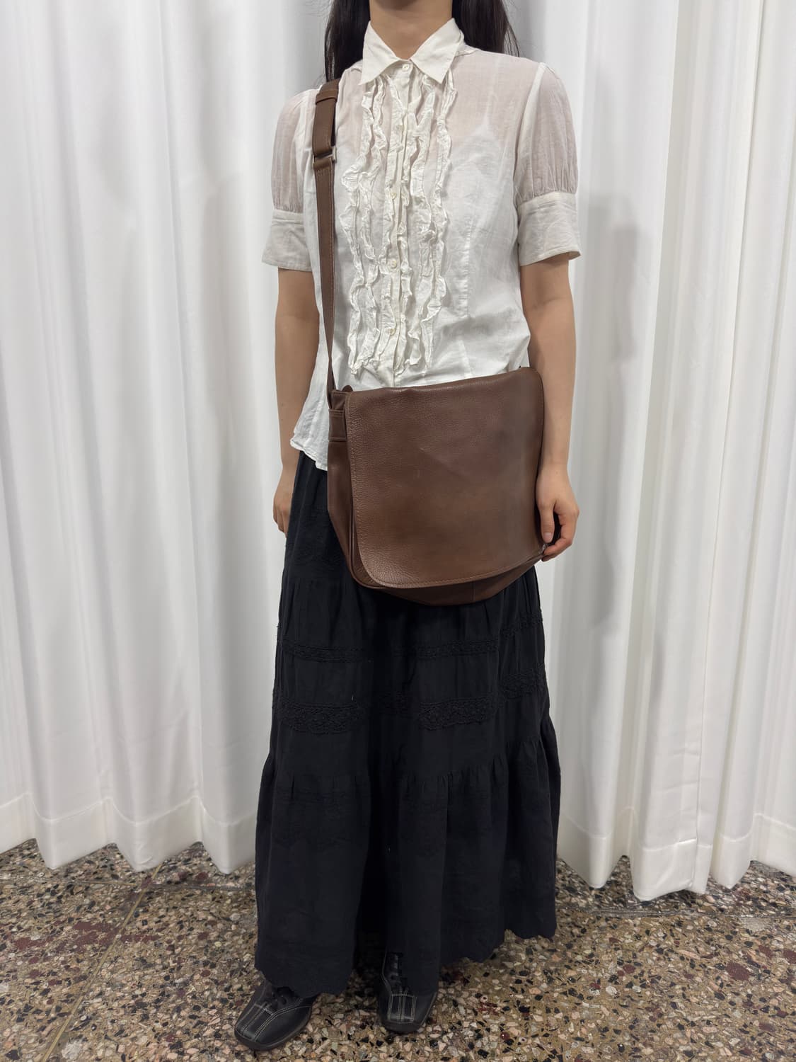 leather messenger bag 상품이미지8