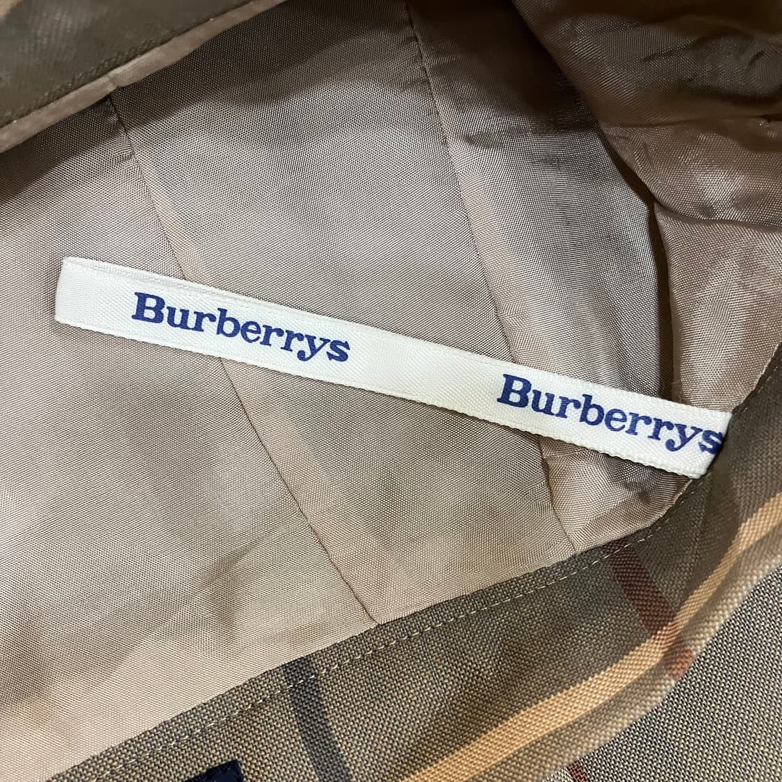 버버리 체크 울 플리츠 스커트 상품이미지5