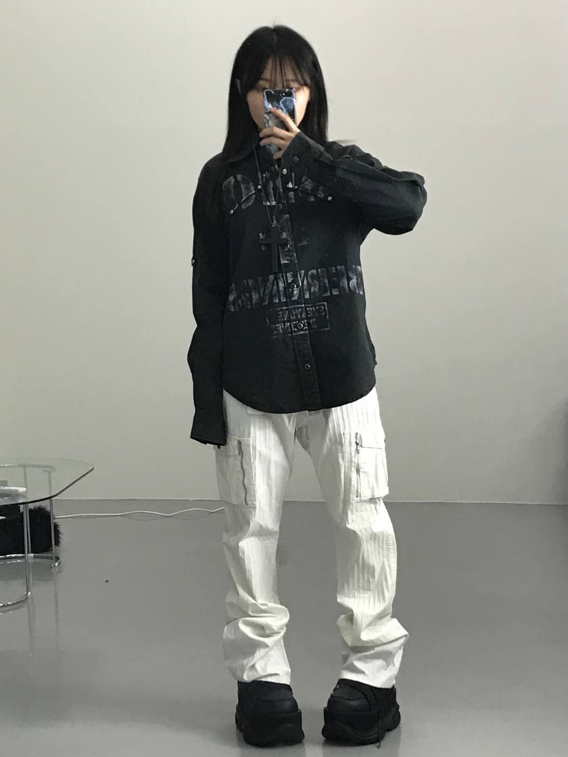 BERNINGS SHO 프린팅 셔츠 상품이미지1