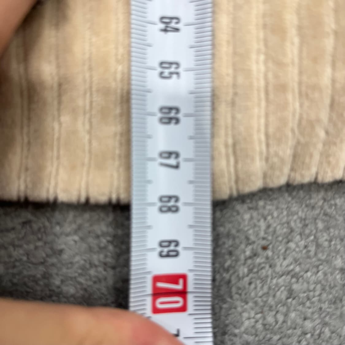 S 노스페이스 코듀로이 베이지 후드티 상품이미지7