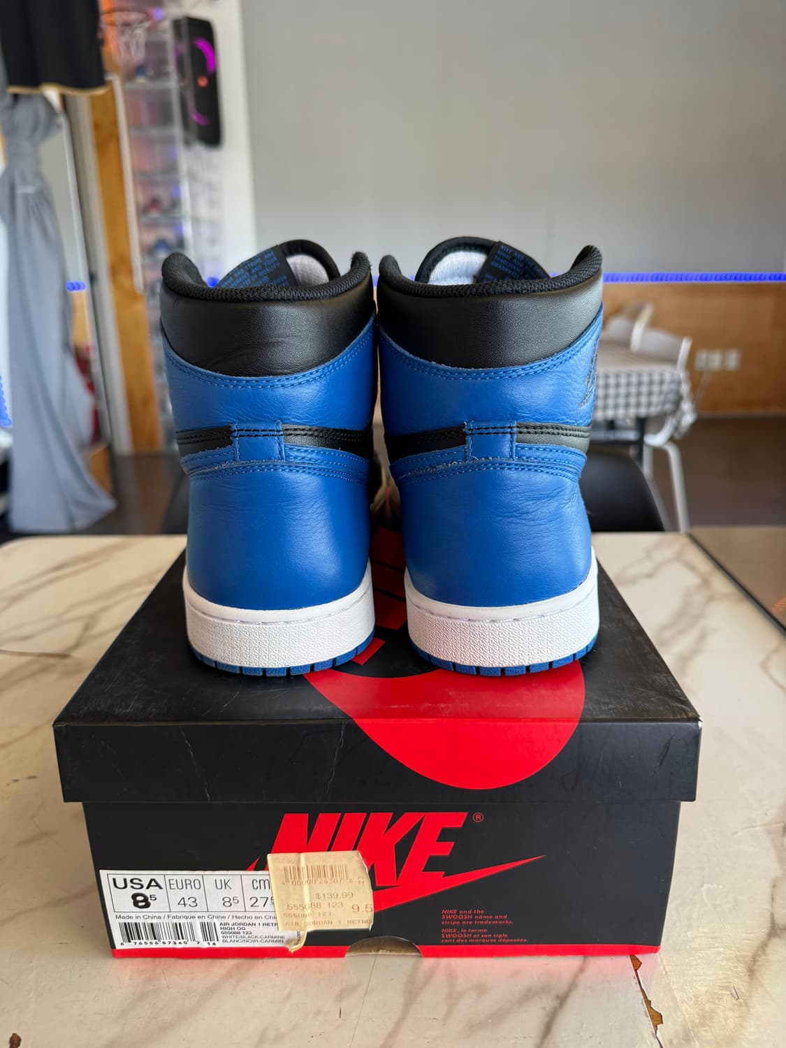 조던1 레트로 하이 로얄(2017) 265 팝니다 상품이미지5