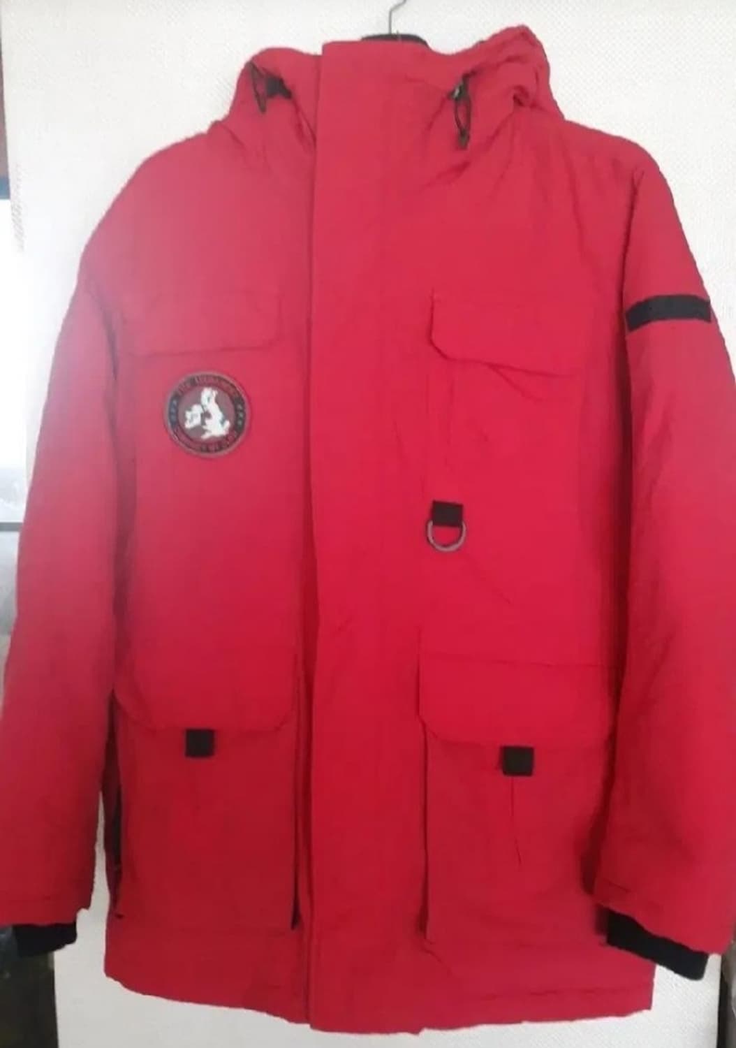 클라이드앤 오리털 패딩 레드 100 상품이미지1