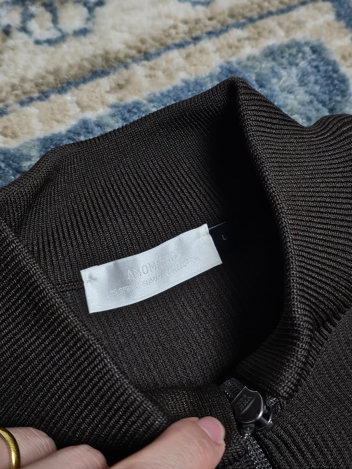 [L] 아모멘토 모크넥 집업 가디건 상품이미지3