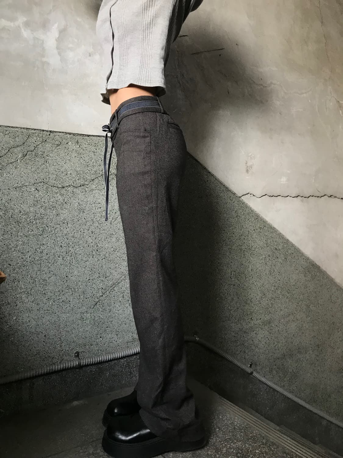 블루리본 로우라이즈 팬츠 상품이미지3