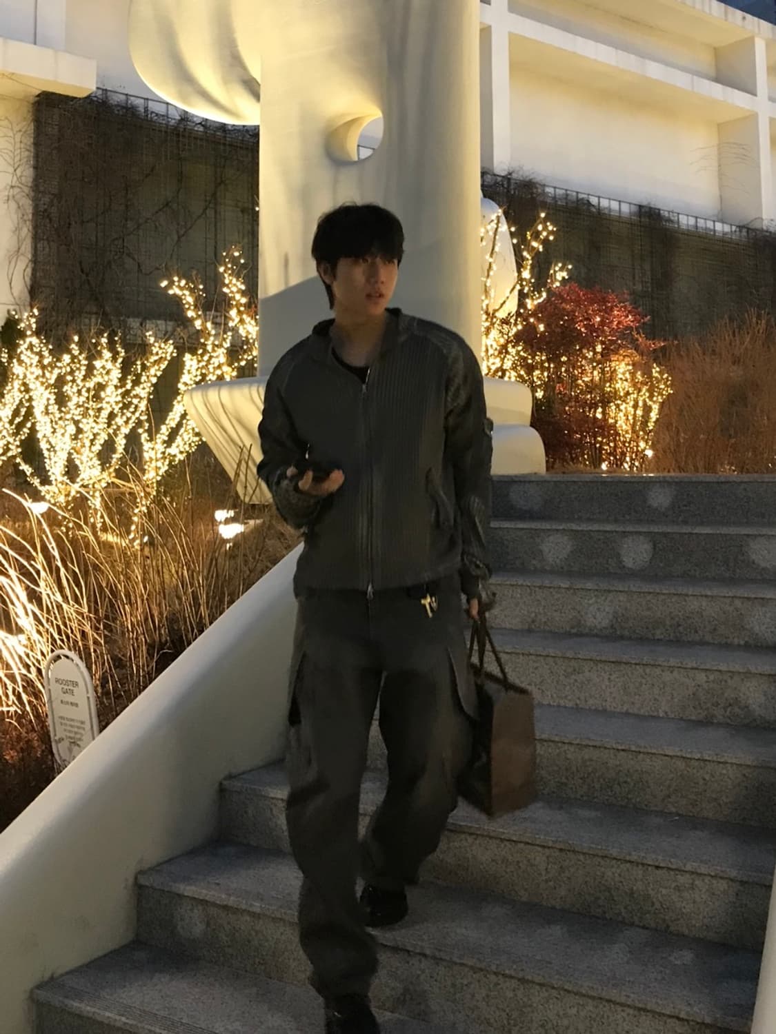 에이시네틱스 집업 가디건 그레이 상품이미지2