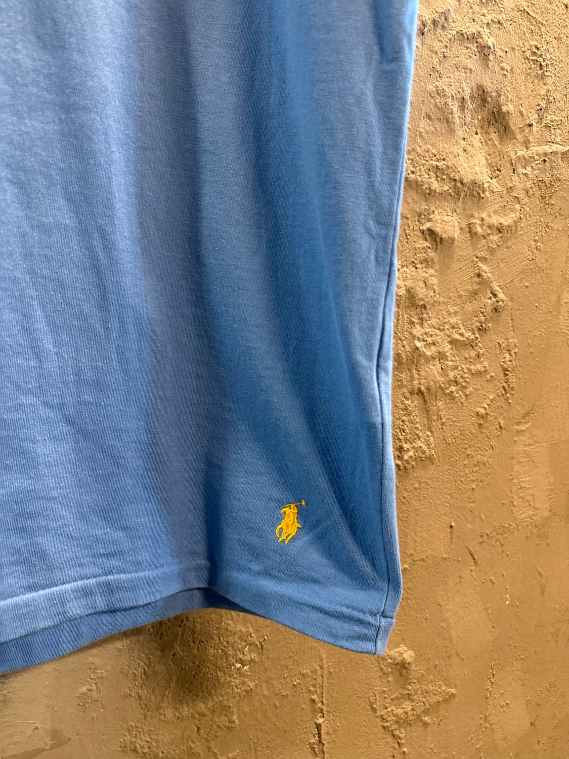 폴로 랄프로렌 로고 프린트 반팔 티셔츠 블루 L 상품이미지2